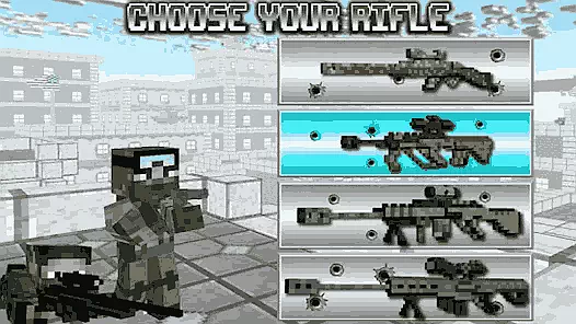 American Block Sniper Survival Game