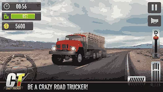 Crazy Trucker Game