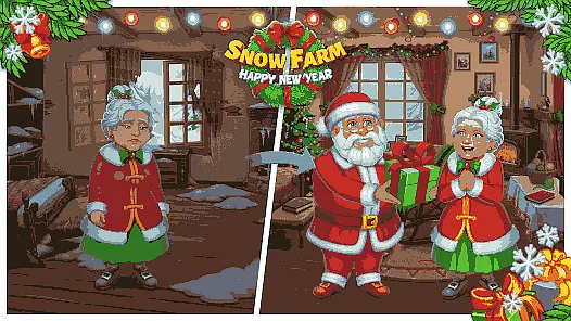 Farm Snow Happy Christmas Story Toys Santa Game