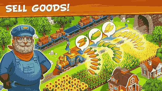 Farm Town Happy village Game