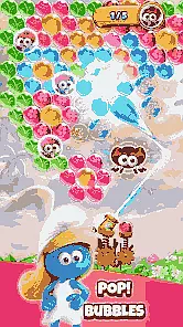 Smurfs Bubble Shooter Story Game