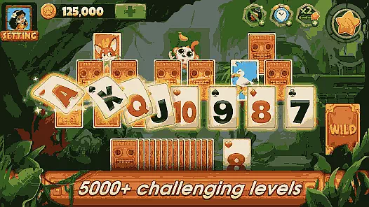 Solitaire Island Adventure Game