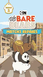 We Bare Bears Match 3 Repairs Game
