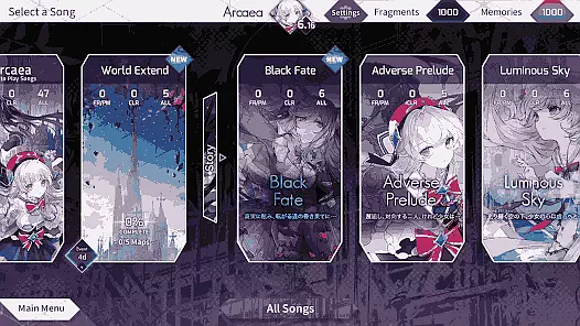 Related Games of Arcaea