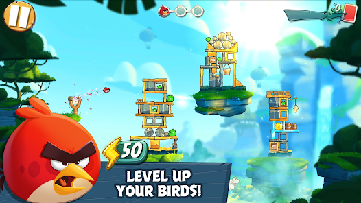 Angry Birds 2 MOD APK Unlimited Gems Black Pearls