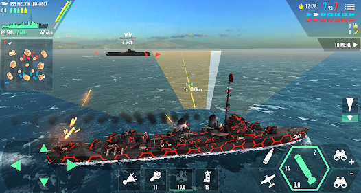 Battle of Warships Naval Blitz MOD APK Unlimited Gold Platinum