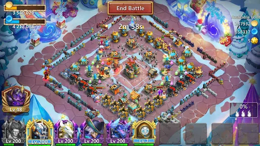 Castle Clash Heroes of the Empire MOD APK Unlimited Gems