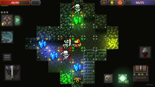 Caves Roguelike MOD APK Unlimited Emeralds Coins