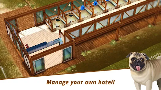 DogHotel MOD APK Unlimited Coins Unlock All Dogs