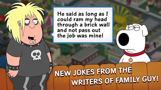 Family Guy The Quest for Stuff MOD APK Unlimited Clams Coins