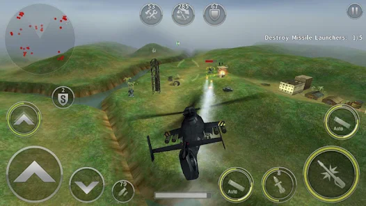 Gunship Battle Helicopter 3D MOD APK Unlimited Gold Diamond