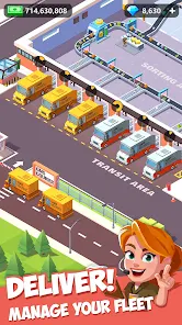 Idle Courier Tycoon MOD APK Unlimited Gems