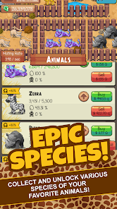 Idle Tap Zoo MOD APK Unlimited Money Gems Unlock All Animal