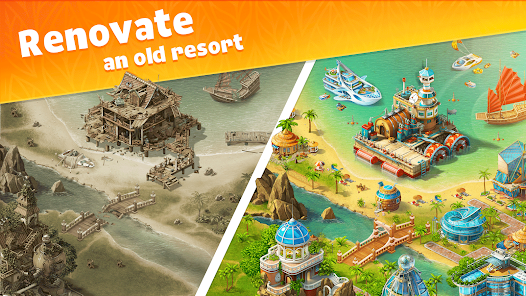 Paradise Island 2 MOD APK Unlimited Coins Crystals