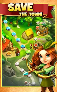 Robin Hood Legends Merge 3 MOD APK Unlimited Stone Coin