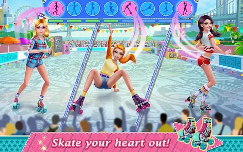 Roller Skating Girl MOD APK Unlock Full Version