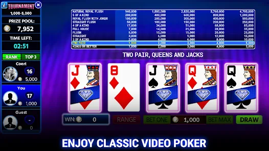 Ruby Seven Video Poker MOD APK Unlimited Credits