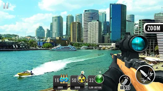 Sniper Shot 3D MOD APK Unlimited Bucks Gold Unlock VIP