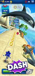Sonic Dash MOD APK Unlimited Rings Red Rings Unlock All Characters