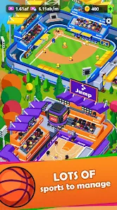 Sports City Tycoon MOD APK Unlimited Coins