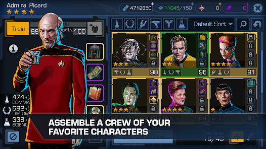 Star Trek Timelines MOD APK Unlimited Dilithium Unlock VIP