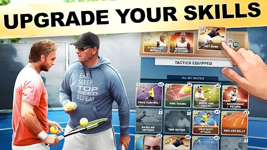 TOP SEED Tennis MOD APK Unlimited Gold Bars