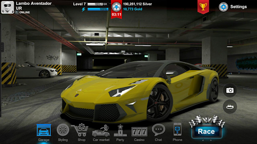 Tuner Life Online Drag Racing MOD APK Unlimited Silver Gold