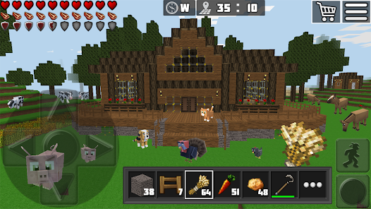 WorldCraft 3D Build and Craft MOD APK Unlimited Coins