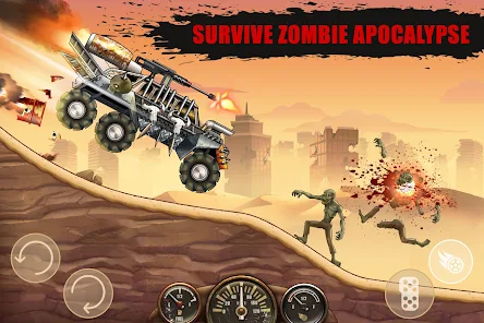 Zombie Hill Racing MOD APK Unlimited Coins