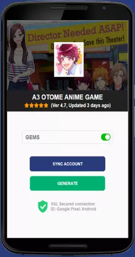 A3 Otome Anime Game APK mod generator