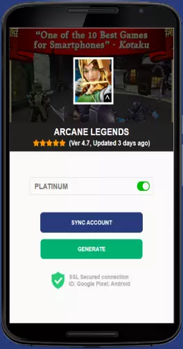 Arcane Legends APK mod generator