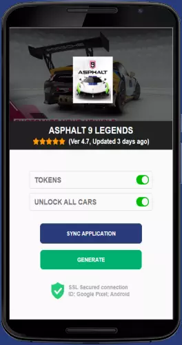 Asphalt 9 Legends APK mod generator