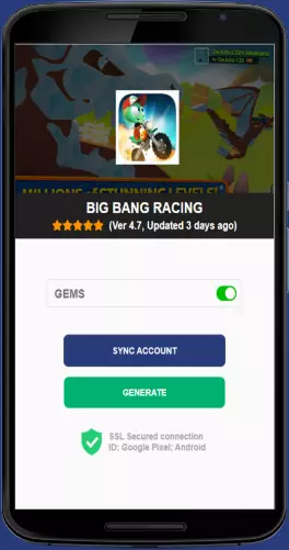 Big Bang Racing APK mod generator