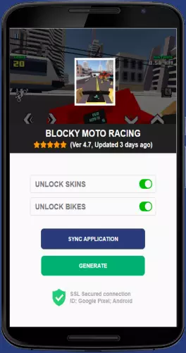 Blocky Moto Racing APK mod generator