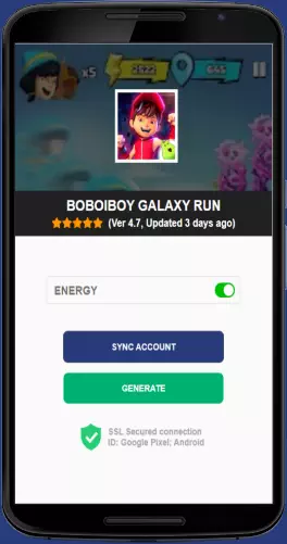 BoBoiBoy Galaxy Run APK mod generator