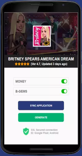Britney Spears American Dream APK mod generator