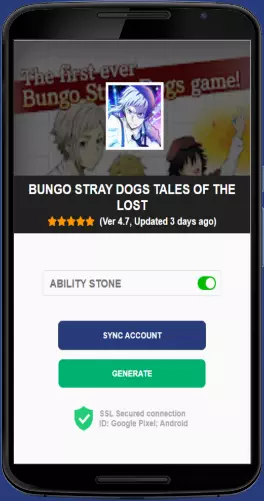 Bungo Stray Dogs Tales of the Lost APK mod generator