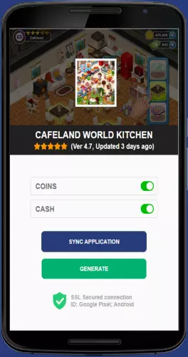 Cafeland World Kitchen APK mod generator