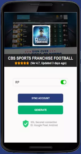 CBS Sports Franchise Football APK mod generator