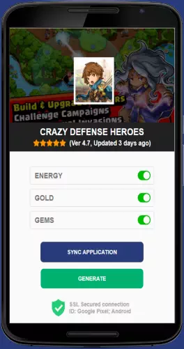 Crazy Defense Heroes APK mod generator