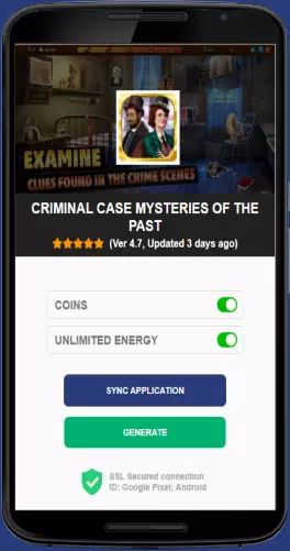 Criminal Case Mysteries of The Past APK mod generator