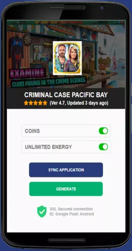 Criminal Case Pacific Bay APK mod generator