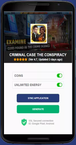 Criminal Case The Conspiracy APK mod generator