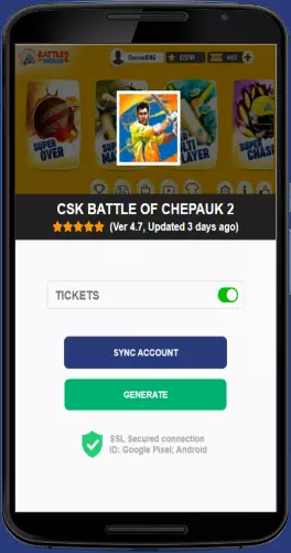 CSK Battle Of Chepauk 2 APK mod generator