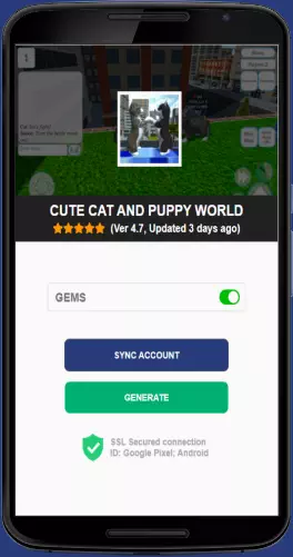 Cute Cat And Puppy World APK mod generator