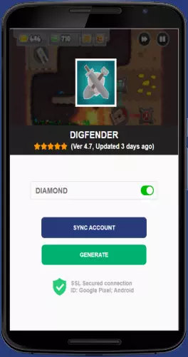 Digfender APK mod generator