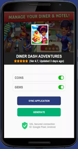 Diner DASH Adventures APK mod generator