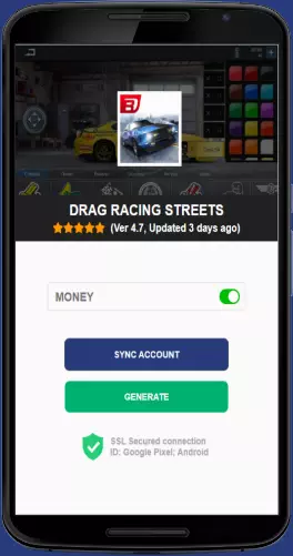 Drag Racing Streets APK mod generator