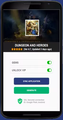 Dungeon and Heroes APK mod generator