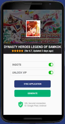 Dynasty Heroes Legend of SamKok APK mod generator